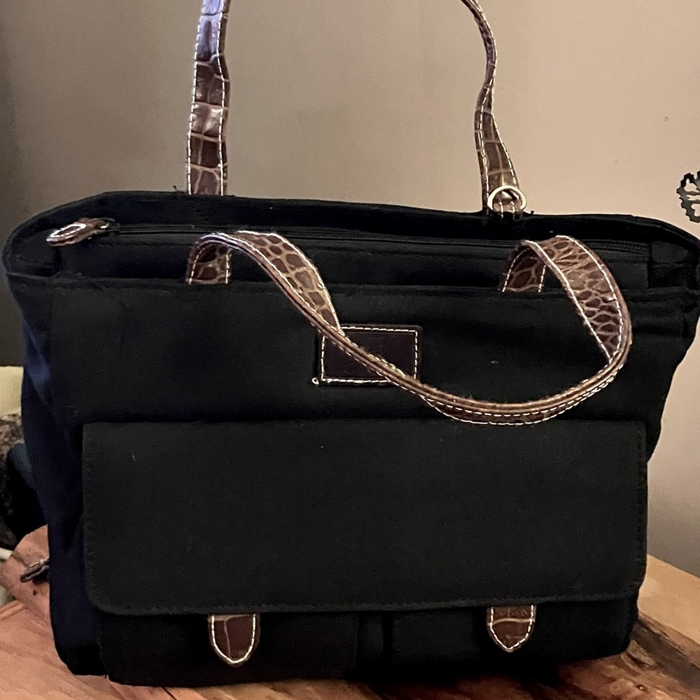 Black Canvas Purse